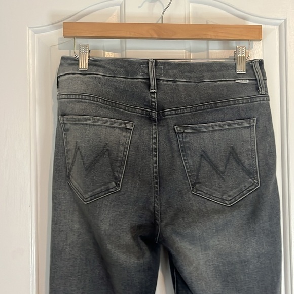 Mother | The Looker Frayed Ankle Jeans In Huntress Size 28/6 Gray Raw Hem 90s - Picture 7 of 13